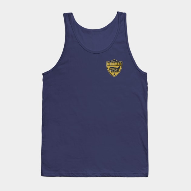 NAS Miramar F-14 Tomcat (Small logo) Tank Top by TCP